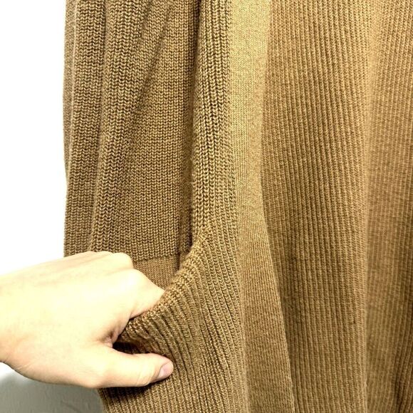 Old Navy Cardigan Sweater Tan Brown Long Sleeve Knit Open Front Womens sz Small - Picture 3 of 7
